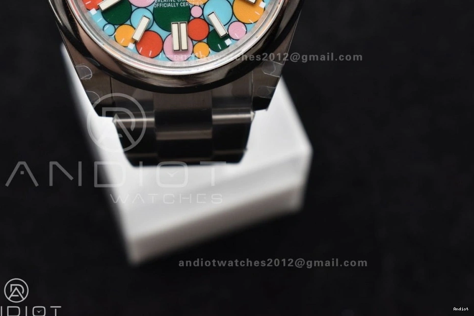 1:1 Best Edition 41mm Steel A3230 124300 Oyster Perpetual Celebration Dial 904L DIWF 1119